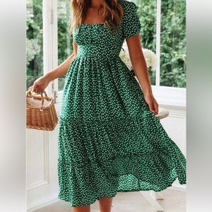 Cupshe Floral Midi Dress